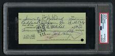 Jack Haley signed autograph auto Bank Check Wizard of Oz Tin Man PSA Slabbed picture
