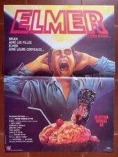 Poster Elmer The Remue-Meninges Avoriaz 88 Frank Henenlotter 15 11/16x23 5/8in picture