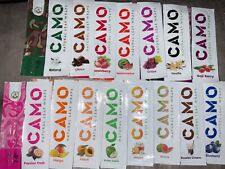 Camo Natural Leaf Herbal Papers Mixed Flavors 15/5ct Packs Chamomile&Mate 75pc picture