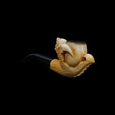 Eagle Claw Meerschaum Pipe handmade unsmoked with case D-78 picture