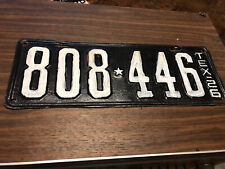 Texas License Plate 1926 picture