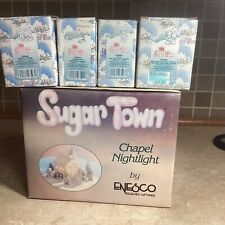 Enesco Precious Moments Sugar Town Chapel Nightlight 5 Pc Collector's Set, picture