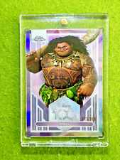 MAUI from MOANA Disney 100 PINK REFRACTOR CARD #/399 SP 2023 Topps Chrome DISNEY picture