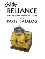 Bally's Reliance Dice Machine Operating Instructions & Parts Catalog 15 Pg.1936 picture