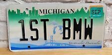 Michigan Expired(2016) Vanity License Plate 1ST BMW picture