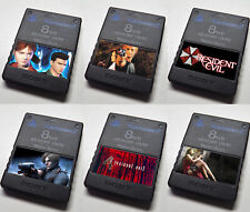 Resident Evil Collection - Custom PlayStation 2 (PS2) Memory Card Stickers picture