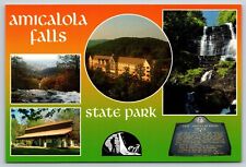 Postcard Dawsonville Georgia GA Amicalola Falls State Park Multi View 4x6 picture