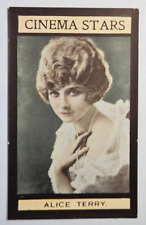 1924 Big Gun (Teofani) Cinema Stars Silent Film Large Card #1 Alice Terry picture