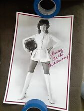 🔥 SIGNED NHRA SHIRLEY CHA CHA MULDOWNEY DRAG RACING LEGEND 17 X 11 POSTER 🔥🔥 picture