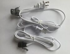 Blow Mold Replacement Light Cord C7. 6 Ft Christmas Village Houses 2 Pk picture