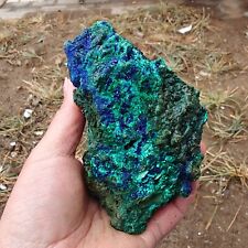 870g BEST NATURAL Azurite/Malachite Quartz crystal minerals specimens V881 picture