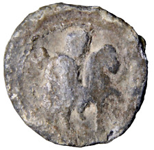 RARE Antinous PB Tessera Alexandria, Egypt Lead Seal Ancient Greek Coin wCOA picture