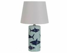 Sharks Column Table Lamp - Pillowfort (Shoreside Blue) picture