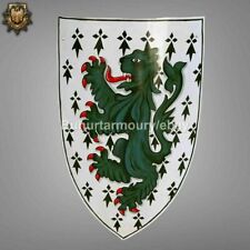 28 Inch Medieval The Family Coat Of Arms Shield Heater Shield Lion Shield SE75 picture