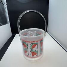 Vintage Watermelon Clear Lucite Ice Bucket picture