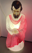 Vintage Empire Blow Mold Christmas Lighted Nativity | 28” Joseph WITH LIGHT picture