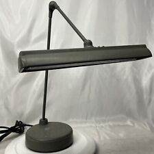 Vintage Drafting Lamp Desk Task Shop Industrial Gray Fluorescent Swivelier lamp picture