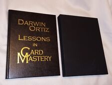 Signed Darwin Ortiz Deluxe Ed Lessons In Card Mastery Card Magic Gambling  picture