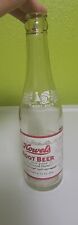 Rare Vintage Antique Soda Pop Glass Bottle Howels Olf Fashioned Root Beer Iowa picture