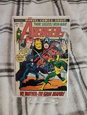 Avengers #102 (Marvel Comics 1972) Grim Reaper & Wonder Man picture