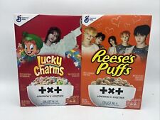 K-POP TXT TOMORROW X TOGETHER Reese’s Puffs & Lucky Charms General Mills Cereal picture
