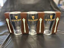 3 Vintage 1990s GUINNESS 20oz Imperial Pint Glass from Ireland Irish guiness picture