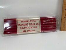 Lot 12 Vintage Wood Red Pencils Musgrave 