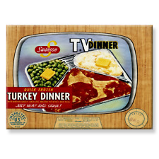 SWANSONS TURKEY DINNER Vintage Retro 3 1/2