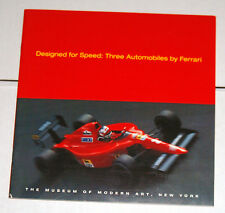 1994 Designed for Speed: 3 Ferrari's at the Museum of Modern Art Program picture