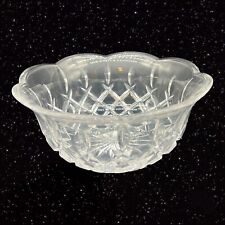 Vintage GORHAM Lead Crystal Bowl Made In Germany W Sticker 6”D 4”T picture