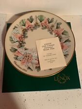 LENOX 1993 COLONIAL CHRISTMAS WREATH PLATE Georgia 13th and Final Issue Plate picture