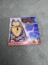 MIGHTY KIDS MEAL YU-GI-OH MAXIMILLION PEGASUS CD & 2 CARDS VINTAGE 2002 SEALED picture
