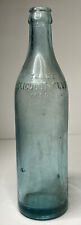 Vintage Aqua Clicquot Club Embossed Glass Bottle Rare 7S Marked picture