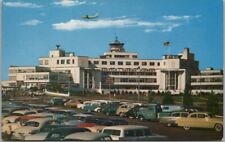 c1960s SEA-TAC AIRPORT Seattle Washington Postcard Terminal / Parking Lot View picture