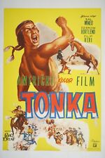 TONKA    Original exYU movie poster 1958 SAL MINEO, LEWIS R. FOSTER, WALT DISNEY picture