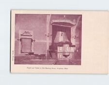 Postcard Pulpit and Tablet in Old Meeting House Hingham Massachusetts USA picture