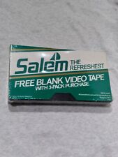 Vintage 1980's Salem Menthol Cigarette Promotional Blank VHS tape picture