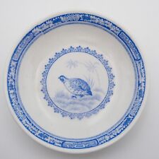 Antique Furnivals Blue Quail Butter Pat Dish Ceramic Made In England 684771 picture
