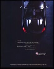 2006 Pontiac Solstice - Desire - Original Advertisement Car Print Ad J705A picture