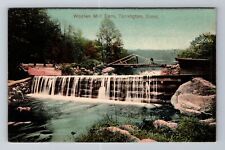 Torrington CT-Connecticut, Woolen Mill Dam, Antique, Vintage Souvenir Postcard picture