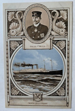 ca 1910s Ship Postcard North German Lloyd Steamer George Washington Capt Wettin picture