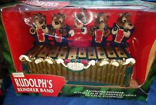 🎄 Mr Christmas Rudolph's Reindeer Band Animated Reindeer playing on Xylophone  picture