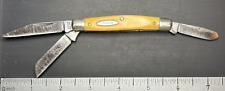 Vintage Schrade USA Old Timer 34OT Three Blade Folding Pocketknife Good Condt picture