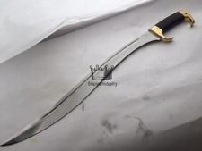 28'' Handmade Carbon Steel Falcata Sword Medieval Battle Ready Sword W/ Sheath picture