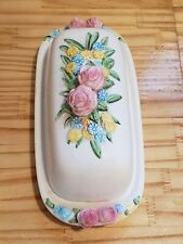 Vintage Holt Howard Floral Ribbed Butter Dish 4102  1959 HTF very RARE picture