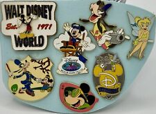 Disney Pin Lot ~ YEAR 2003 ~ 7 pc Pins Set ~ Mickey Goofy Tinker Bell WDW Resort picture