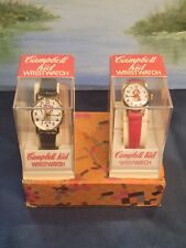 Vintage CAMPBELL'S Soup Kids Watch With Display Case NIB Criterion picture