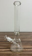 16'' Heavy 7mm Thick Glass Bong Water Pipe Hookah with Bowl picture