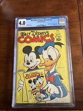 Walt Disney's Comics and Stories #33 CGC Mickey Mouse Donald Duck Infinity Cover picture