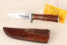 Early NOS Morseth Fixed Blade Hunting Knife with Sheath picture